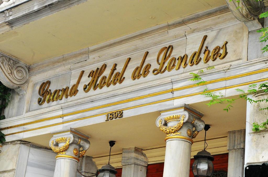 Grand Hotel De Londres Istanbul Exterior photo